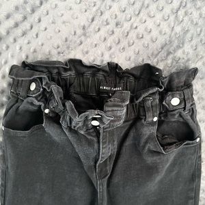 Almost Famous Jeans with Paper-bag waistband